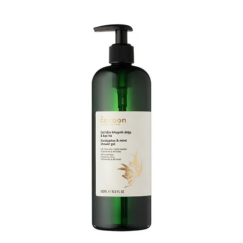 Gel tắm khuynh diệp & bạc hà cocoon 500ml