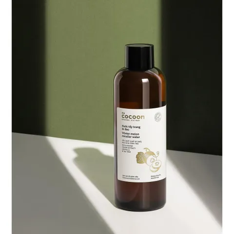 Combo nước tẩy trang bí đao cocoon 500ml + Son dưỡng môi dầu dừa bến tre cocoon 5g