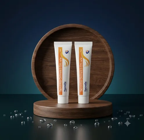 Tacrolix Ointment 0,03% cho da chốc lở, viêm da do nhiễm khuẩn, viêm nang lông