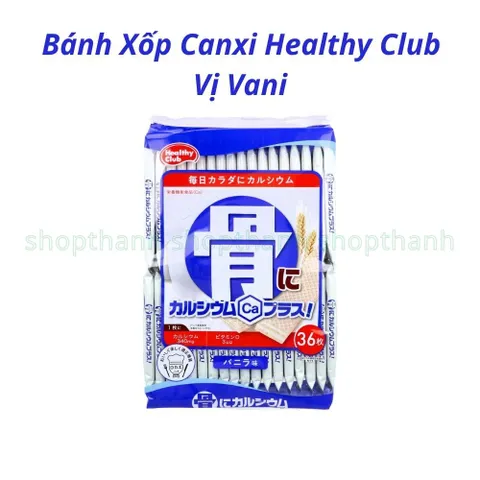 Bánh Xốp Canxi Health Nhật Bản - Hộp 40 Gói Snack Bổ Dưỡng Vị Sữa Ngon Miệng, Bổ Sung Canxi Cho Xương Khỏe Mạnh
