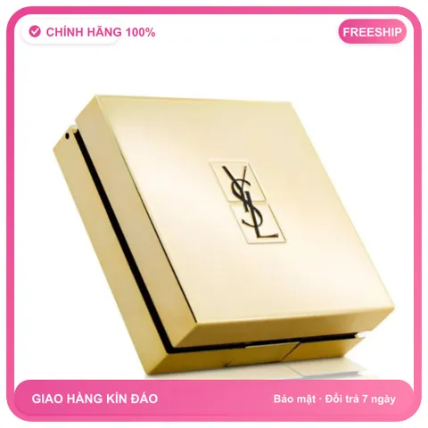 (Nhập Khẩu) Phấn Nước Yves Saint Laurent YSL Touche Eclat Le Cushion Màu B10 Porcelain (Tone Sáng) Phấn Trang Điểm Rạng Rỡ và Tự Nhiên Cao Cấp Nhập Khẩu
