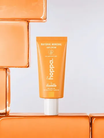 Kem chống nắng vật lý The Hoppa Natural Mineral Suncream SPF50+ PA++++ Màng lọc Non- Nano Zinc Oxide chống nắng phổ rộng chống oxy hóa