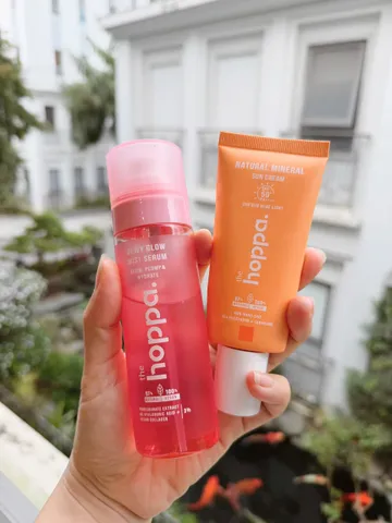 Kem chống nắng vật lý The Hoppa Natural Mineral Suncream SPF50+ PA++++ Màng lọc Non- Nano Zinc Oxide chống nắng phổ rộng chống oxy hóa