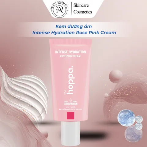  Kem dưỡng cấp ẩm chuyên sâu The Hoppa Intense Hydration Rose Pink Cream 50ml