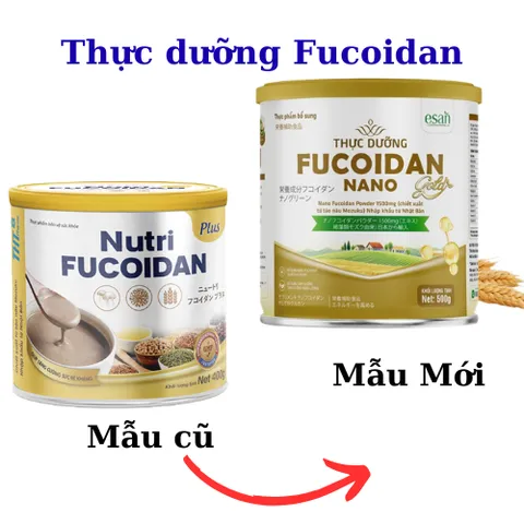 Thực dưỡng Fucoidain Nano - Thực phẩm bổ sung dinh dưỡng tăng cường miễn dịch với Fucoidan 1500mg và Nano Curcumin 5000mg cho sức khỏe tối ưu