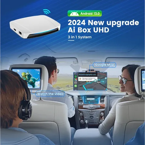 Android box cho ô tô Carlinkit UHD Android 13, Qualcomm SM6225 8 nhân, HDMI