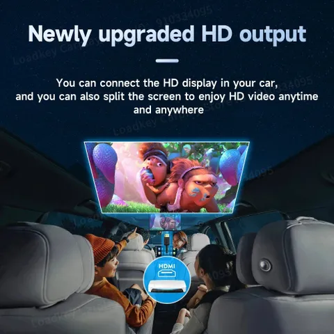 Android box cho ô tô Carlinkit UHD Android 13, Qualcomm SM6225 8 nhân, HDMI