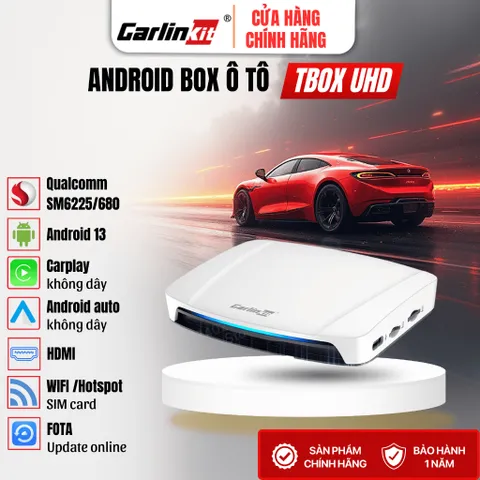 Bộ sưu tập Android box Carlinkit chính hãng Tbox Ultra 2, Tbox UHD, Tbox Ambient và Tbox S2P