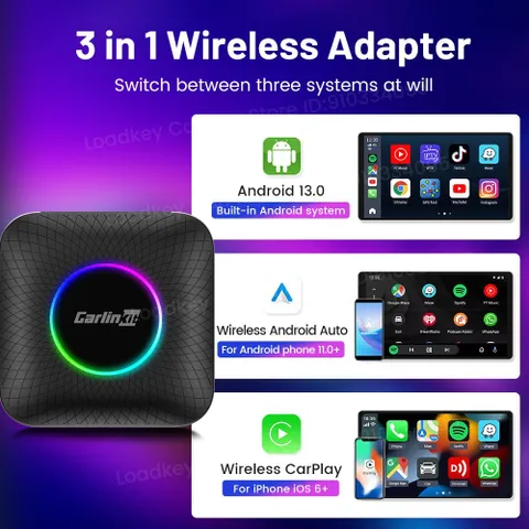 [TẶNG SÒ LẠNH] Android box cho ô tô Carlinkit Tbox Ambient, Qualcomm Snapdragon 6225 8 nhân