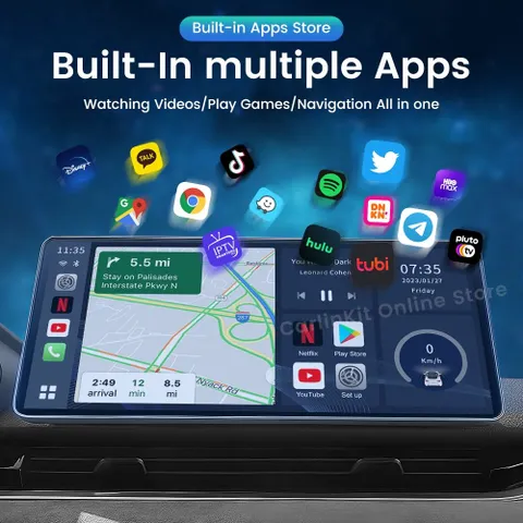[TẶNG SÒ LẠNH] Android box cho ô tô Carlinkit Tbox Ambient, Qualcomm Snapdragon 6225 8 nhân