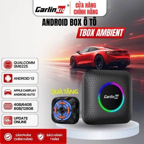 Bộ sưu tập Android box Carlinkit chính hãng Tbox Ultra 2, Tbox UHD, Tbox Ambient và Tbox S2P