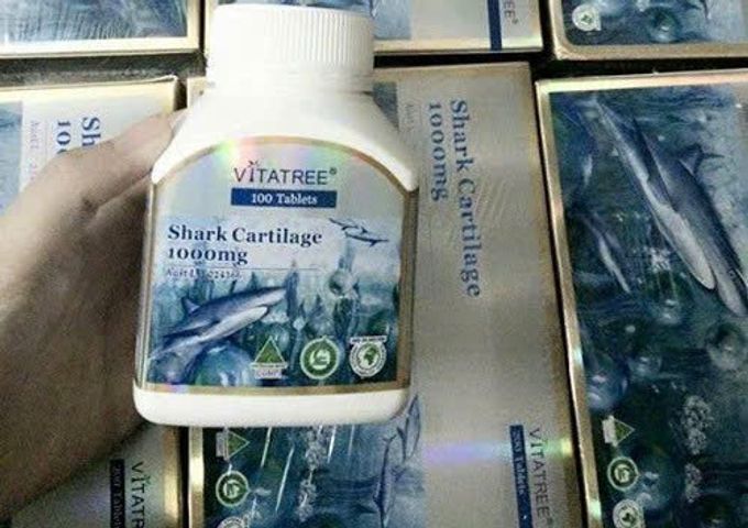 Viên uống sụn vi cá 1000 mg Vitatree |60 viên| Kích thích tái tạo sụn & Giảm đau nhức xương khớp [S/P Chuẩn Úc]
