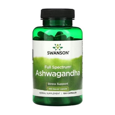 Ashwagandha Stress Support 450mg - Hỗ trợ phản ứng lành mạnh tự nhiên đối với căng thẳng hàng ngày giúp bình tĩnh và thư giản date 2028