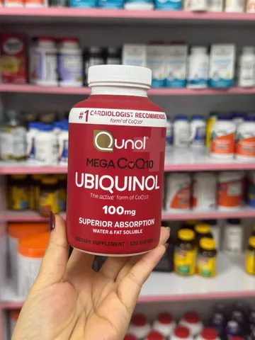 Hàng Mỹ - Qunol Mega CoQ10 Ubiquinol 100mg 120 Viên - Hỗ Trợ Tim Mạch, Tăng Cường Năng Lượng Và Chống Oxy Hóa
