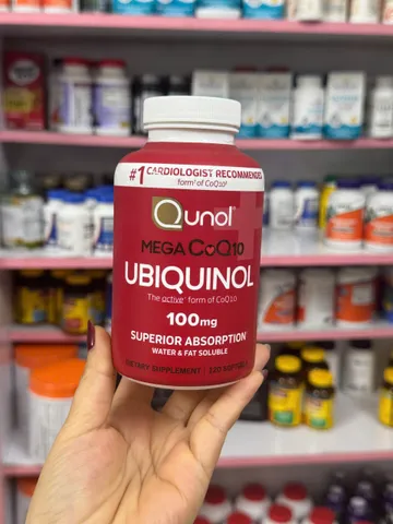 Hàng Mỹ - Qunol Mega CoQ10 Ubiquinol 100mg 120 Viên - Hỗ Trợ Tim Mạch, Tăng Cường Năng Lượng Và Chống Oxy Hóa