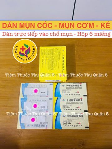 Miếng Dán Mụn Cóc - Mụn Cơm - Ké Hộp 6 Miếng
