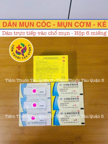 Miếng Dán Mụn Cóc - Mụn Cơm - Ké Hộp 6 Miếng