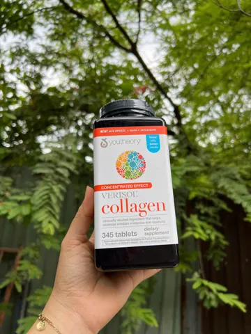 Viên uống bổ sung collagen Youtheory Advanced Formula - 345 viên, hỗ trợ đẹp da, tóc và xương khớp, chất lượng Mỹ.