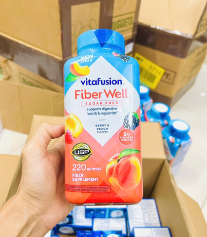 Kẹo dẻo bổ sung chất xơ Vitafusion Fiber Well 220 V
