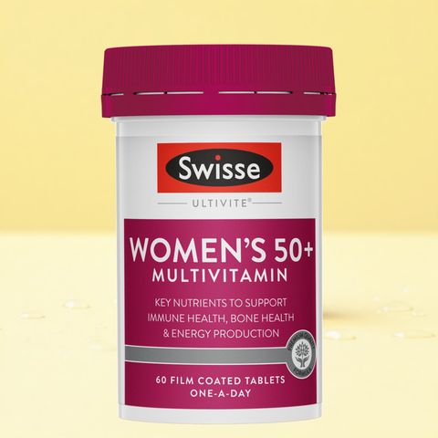 Viên uống Swisse Ultivite Women's 50+ Multivitamin |60 & 90 viên| cho nữ giới sau 50 tuổi - Cân đối dưỡng chất cho cơ thể & Nâng cao chỉ số sức khỏe toàn diện