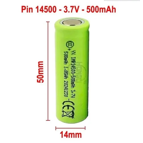 Pin 14500 3.7V 500mAh - Phù Hợp Cho Các Thiết Bị Tiện Ích