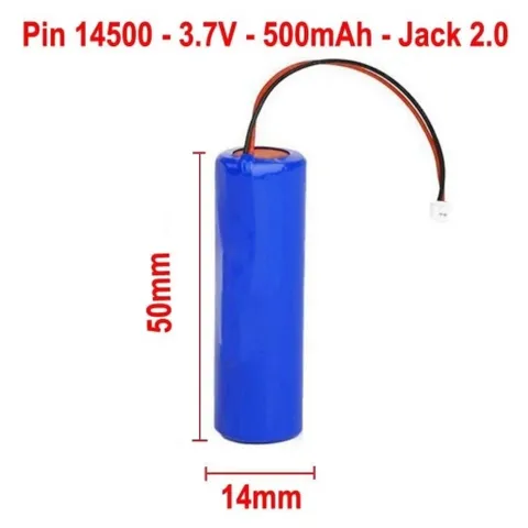 Pin 14500 3.7V 500mAh - Phù Hợp Cho Các Thiết Bị Tiện Ích