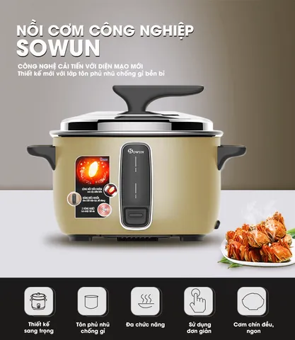 Nồi cơm điện 3.6 Lít Sowun SW 6936
