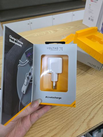 Củ sạc nhanh Voltme GaN 30W, Công nghệ sạc nhanh độc quyền, An toàn cho thiết bị (Màu Trắng)