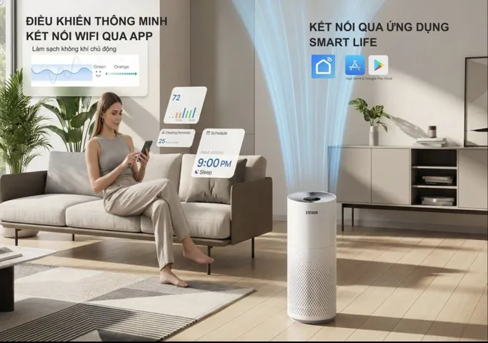 Máy lọc không khí Steiger STG3578/WH Đức