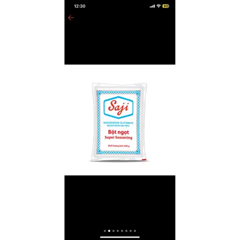 Bột ngọt Saji 500g hạt to