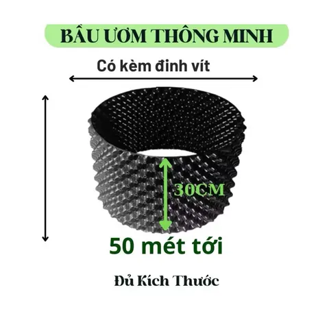 1M Bầu Ươm Cây Cao 30cm Nhựa Quấn Bầu Cây (Kèm Ốc Vít) – Chất Lượng Cao, Tiện Lợi Cho Cây Trồng