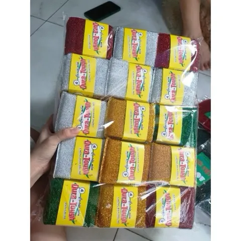 combo 10 Miếng Cước Chà Nồi Màu Xanh SUN – Bền, Sạch, Tiện Dụng Cho Mọi Căn Bếp