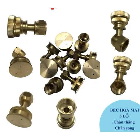 Béc hoa mai phun xịt trừ sâu, khử khuẩn, tưới cây, tưới lan | Chất liệu đồng thau