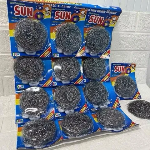 combo 10 Miếng Cước Chà Nồi Màu Xanh SUN – Bền, Sạch, Tiện Dụng Cho Mọi Căn Bếp