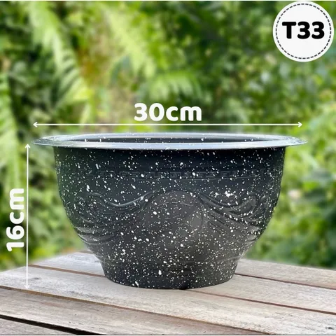 [10 Cái] Chậu Nhựa T33 Truyền Thống (Dày)