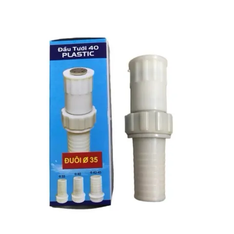 Đầu vòi tưới Béc tưới cây ống 27 - 40 nhụy đồng điều chỉnh xa xịt tưới chuồng trại vệ sinh vật nuôi