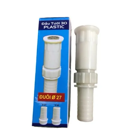 Đầu vòi tưới Béc tưới cây ống 27 - 40 nhụy đồng điều chỉnh xa xịt tưới chuồng trại vệ sinh vật nuôi
