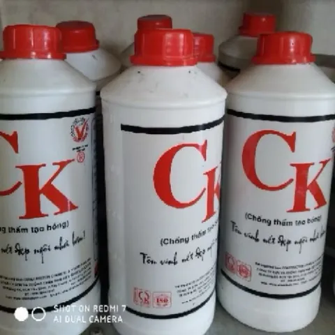 Keo bóng nước chống thấm CK chai 1L dùng cho Sơn tường, sơn giả đá …(chất tạo bóng)