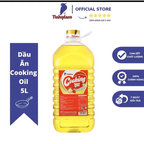 Dầu Ăn Nakydaco Cooking Oil Chai 1L 2L 3L–Dầu Ăn Con Két Chính Hãng – Sản Phẩm Cao Cấp.