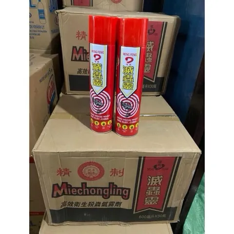 Chai (Bình) xịt muỗi - côn trùng NUMBER ONE chai lớn 600ml hương chanh