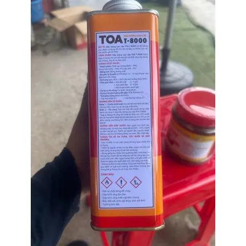 Dầu bóng cao cấp TOA T-8000 (lon 850ml)