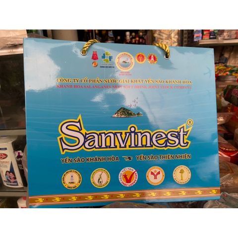 Sanest - Nước yến sào Khánh Hòa dành cho người cao tuổi đóng lọ 70ml, 21% Yến sào (6 lọ)