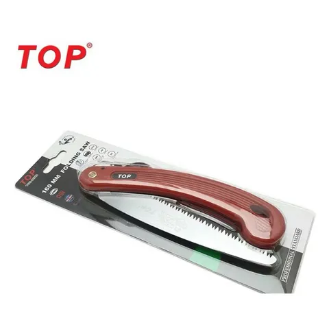 cưa cành cầm tay dạng xếp hiệu TOP cán đỏ, cán vàng 160mm - 250mm (CHÍNH HÃNG)