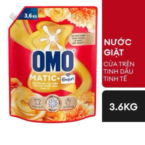 Nước giặt máy omo Matic 3,6Kg Chính Hãng