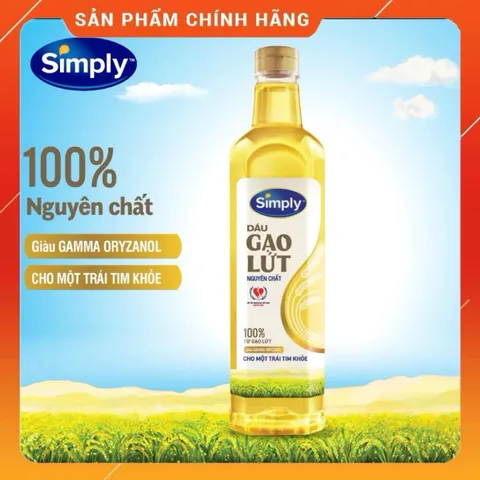 DẦU GẠO LỨT 1Lít , Date mới nhất ( GIÁ RẺ NHẤT SÀN)
