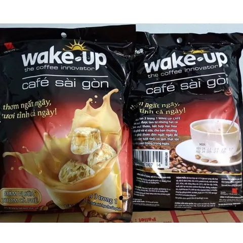 Cà phê Wake up Sài Gòn (24 gói x 19g) (Date mới)