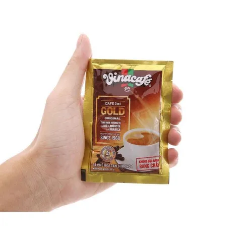 Cà Phê Sữa Hòa Tan VinaCafé Gold 3in1 Túi 480G (20G x 24 Gói)