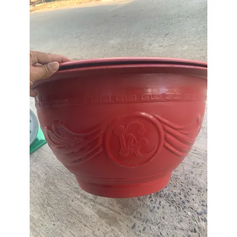 Combo 2 Cái Chậu Nhựa Truyền Thống T68 Đỏ (66x30)