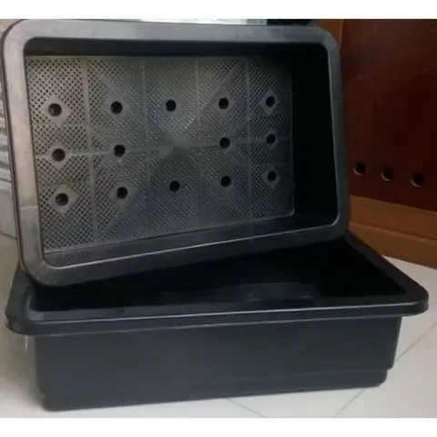 Combo 5 Khay Nhựa - Chậu Nhựa -Máng Nhựa Trồng Rau Khay Trồng Rau Khay Mầm Kích Thước (680x410x160)mm