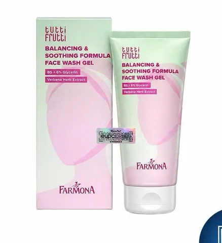 Sữa rửa mặt Farmona Tutti Frutti Balancing & Soothing Formula face wash gel 150ml [hàng nhập khẩu]